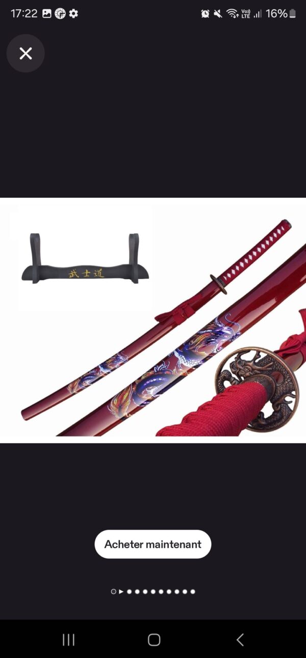 Katana Standard - Lame d’Initiation